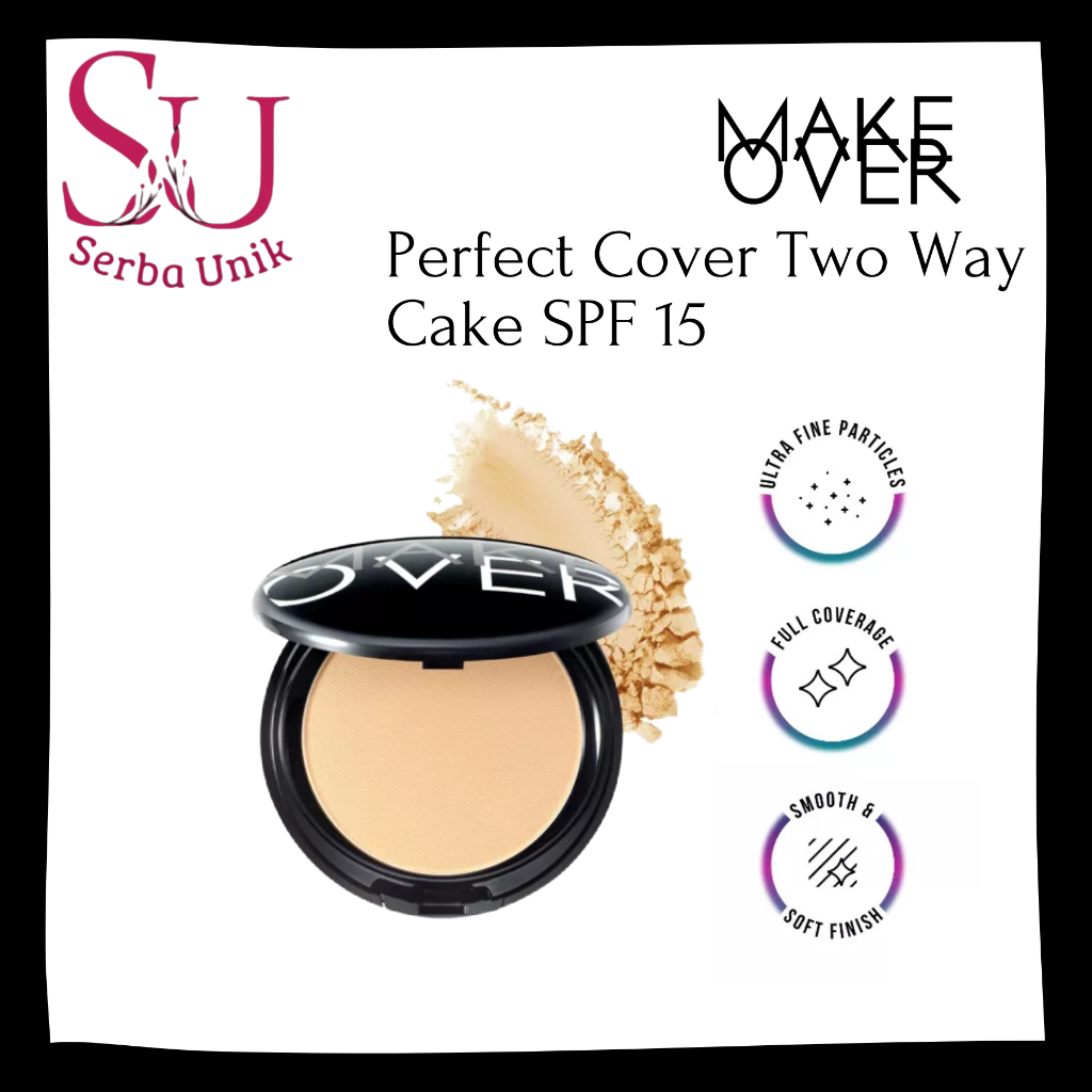 Make Over Perfect Cover Two Way Cake 12g | Bedak Padat