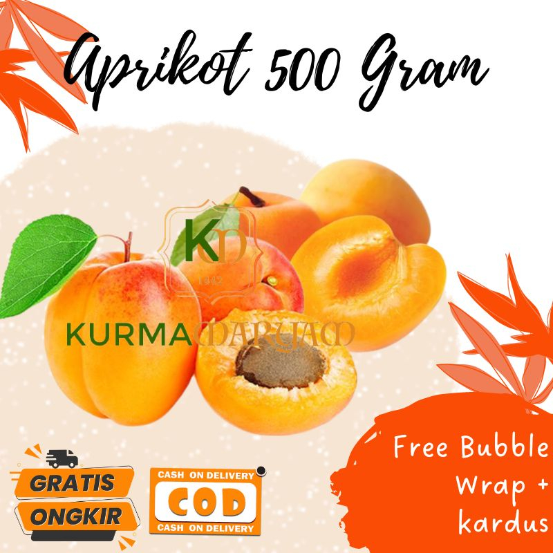 

Aprikot Kering Organik Premium 500 Gram || Organic Dried Apricot Apricots Superfood Natural || Toko Kurma Maryam