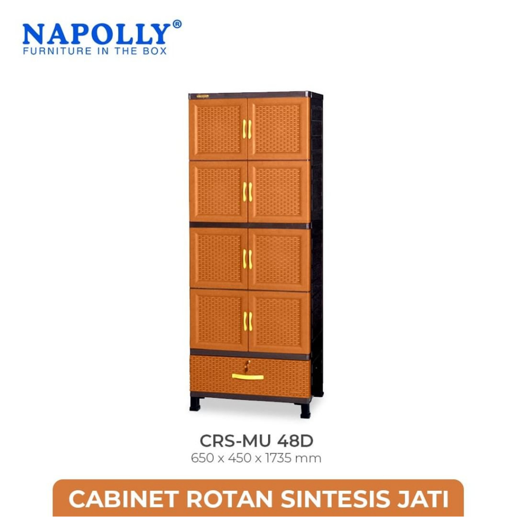 LEMARI PLASTIK NAPOLLY/LEMARI PLASTIK ANTI JAMUR/LEMARI PLASTIK /LEMARI PLASTIK KOKOH/LEMARI PLASTIK