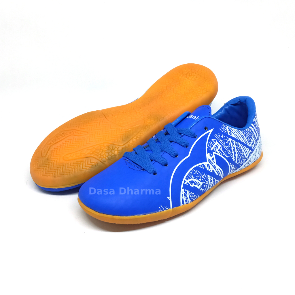 Sepatu Futsal Ortus Anak SD Biru Size 33 - 37