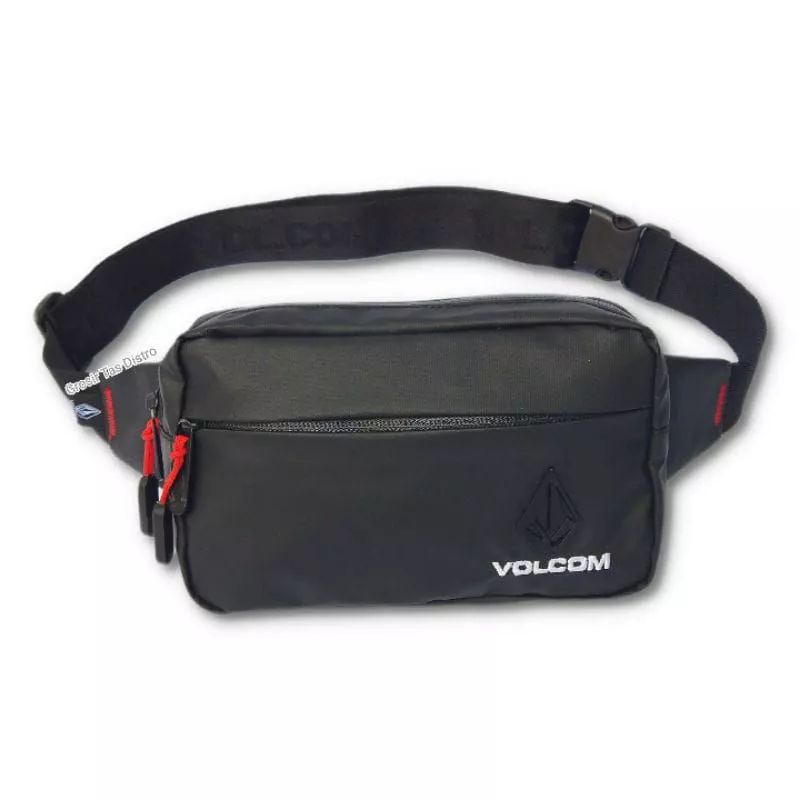 Tas Selempang Pria, Tas Seri Volcom Surfing Premium Waistbag Premium Distro Terbaru Original