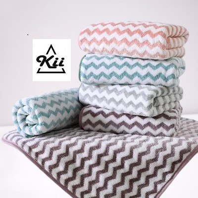 Handuk Anak Microfiber Motif Zigzag