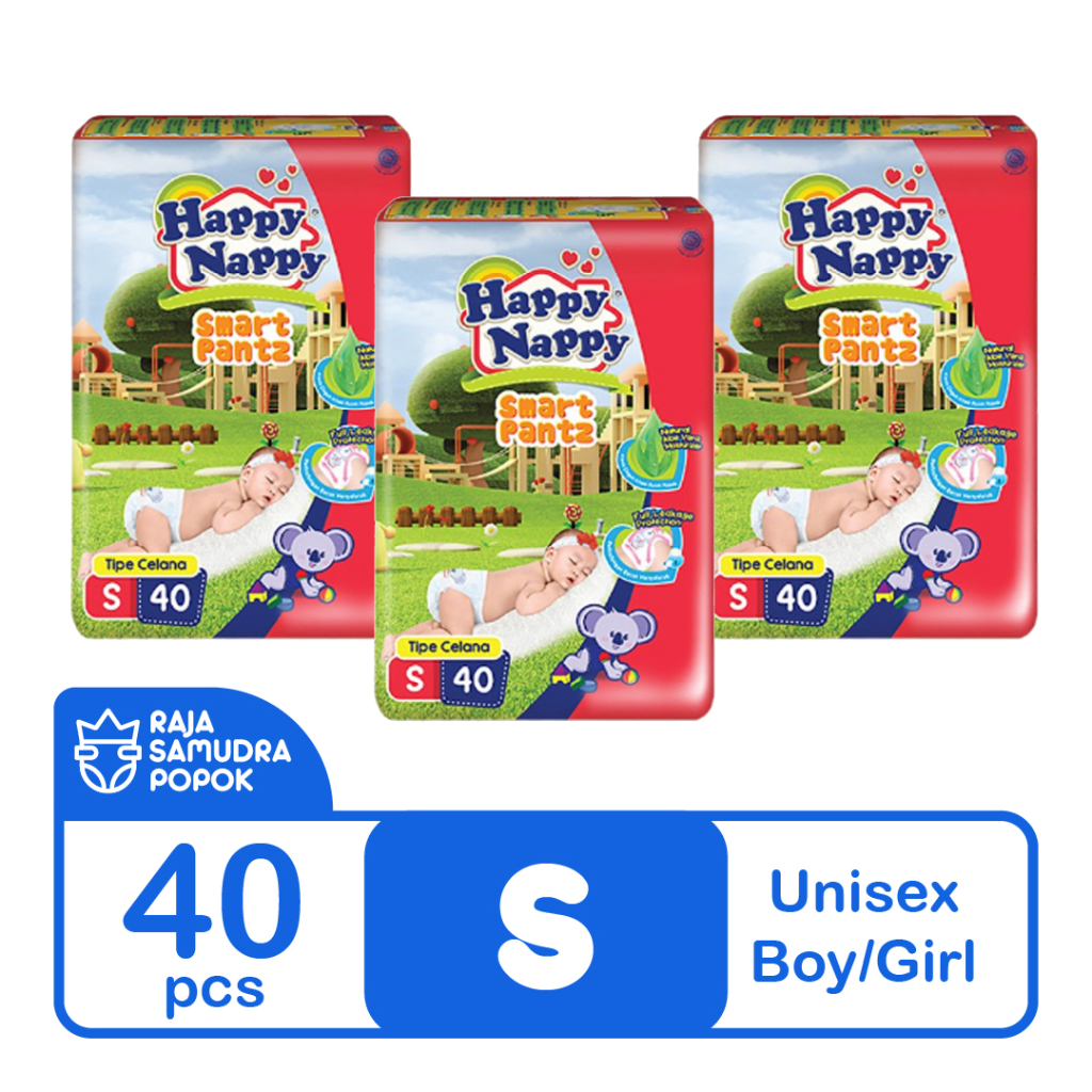 HAPPY NAPPY SMART PANTS S40, M34, L30, XL26