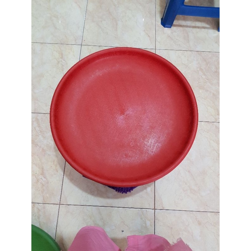 Tampah plastik besar/Nampan bulat jumbo