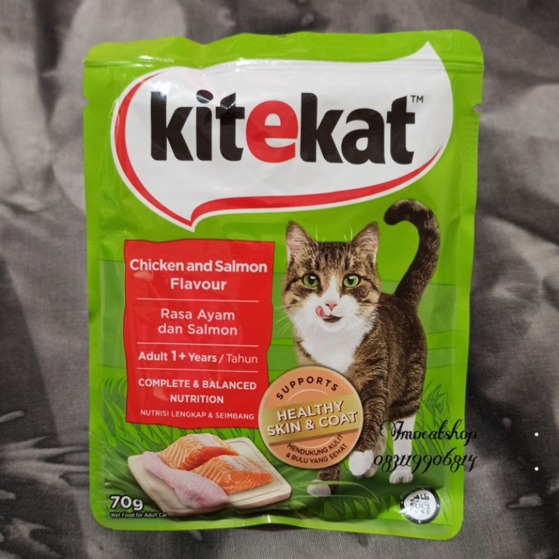 Kitecat pouch makanan kucing murah