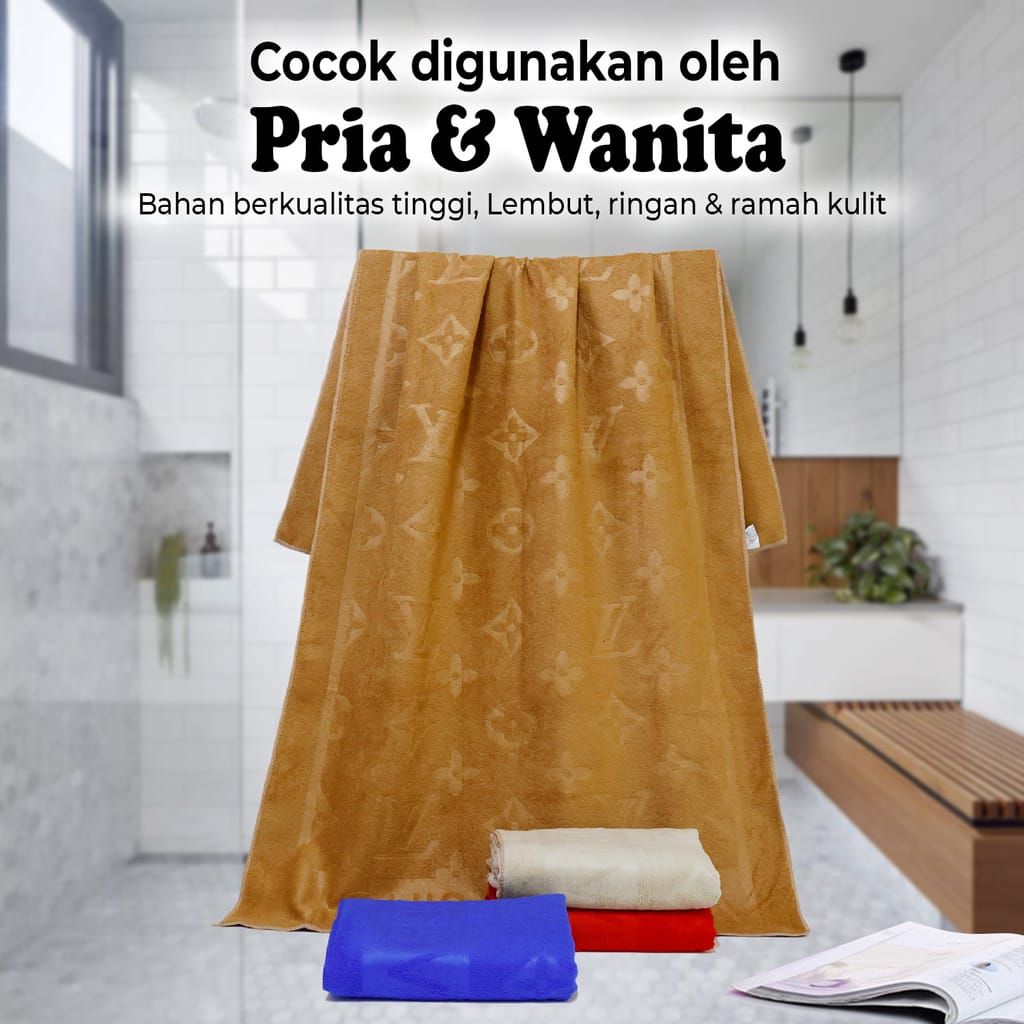 Handuk Mandi Dewasa Handuk Microfiber Uk 70x140cm