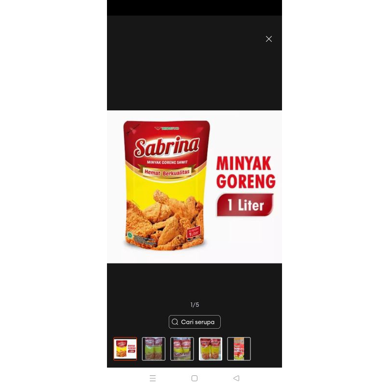 

minyak goreng Sabrina