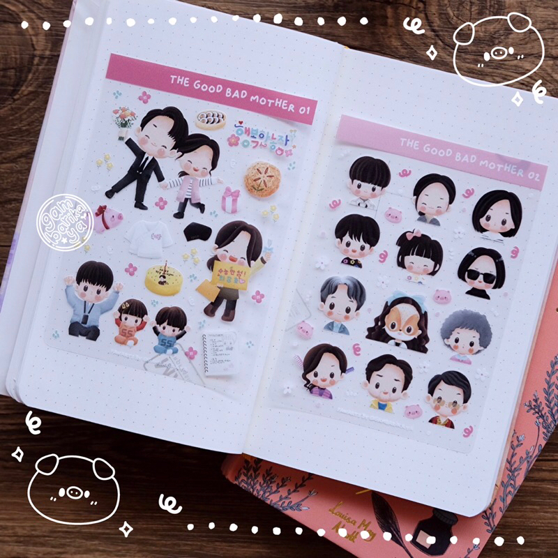 

the good bad mother stickers