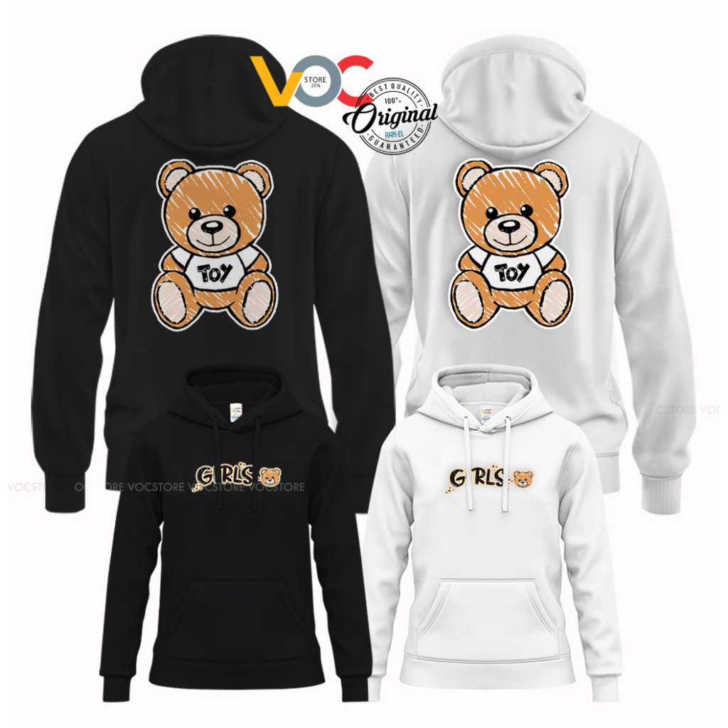 Sweater Hoodie Jaket Polos size Jumbo XXL Oversize | Hoodie Bear Korean Style Oversize | Hoodie Sweater Jaket Premium Distro