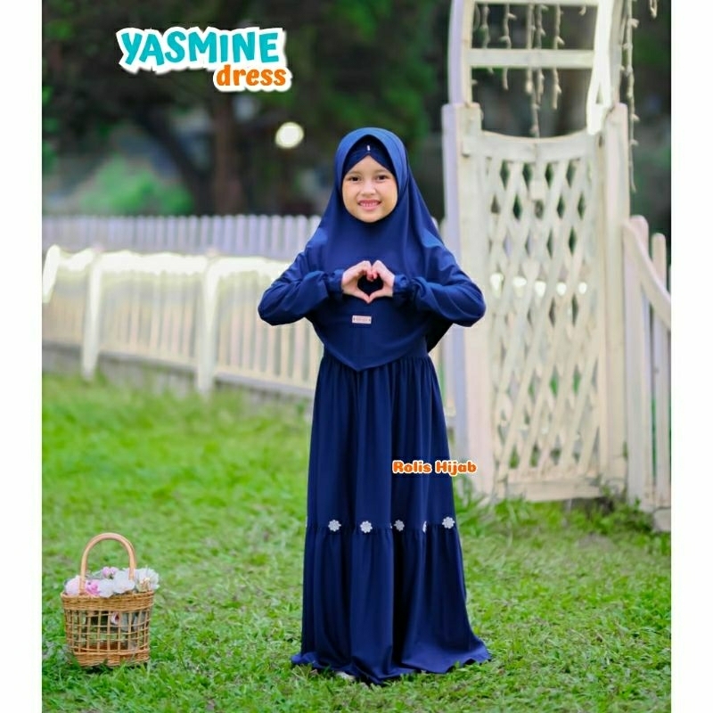 YASMINE SET SYAR'I /Gamis anak /gamis anak perempuan