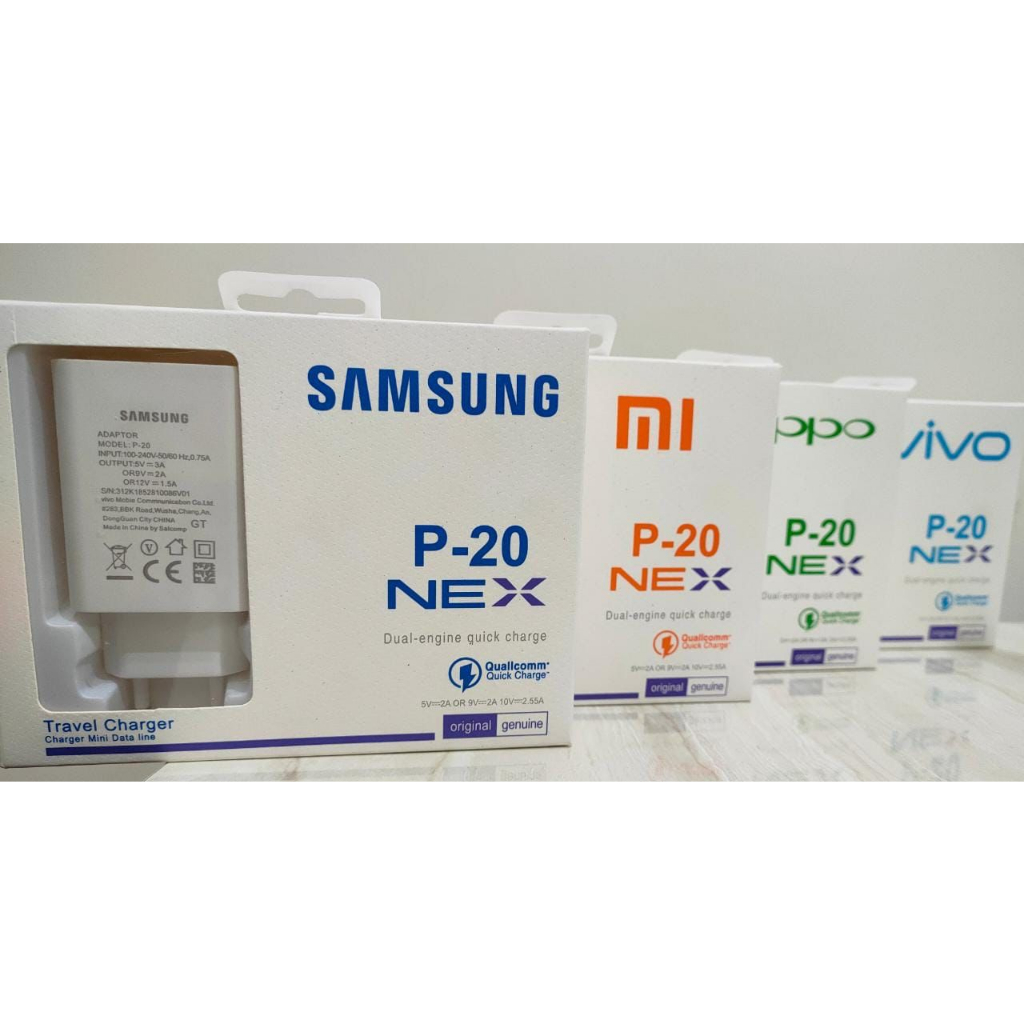 Casan / TC / Charger Branded Seri P-20 Nex 2A