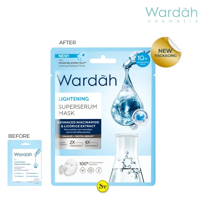 Wardah Lightening Superserum Mask Sachet