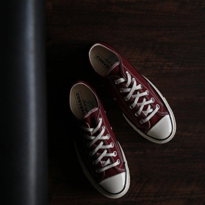 Endarfootwear - Converse 70s Low Ox Dark Beetroot Egret Black