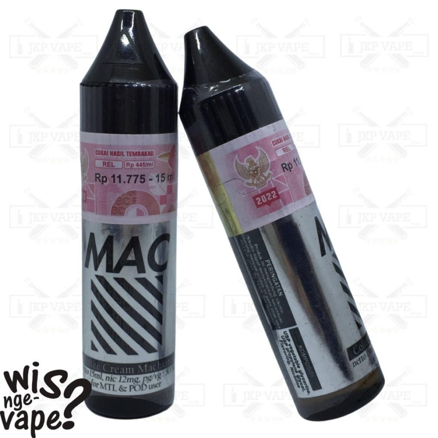 Cukai 2022 MAC Coffee Cream Macciato 15ml - Liquid MTL By Everybody .FAQ