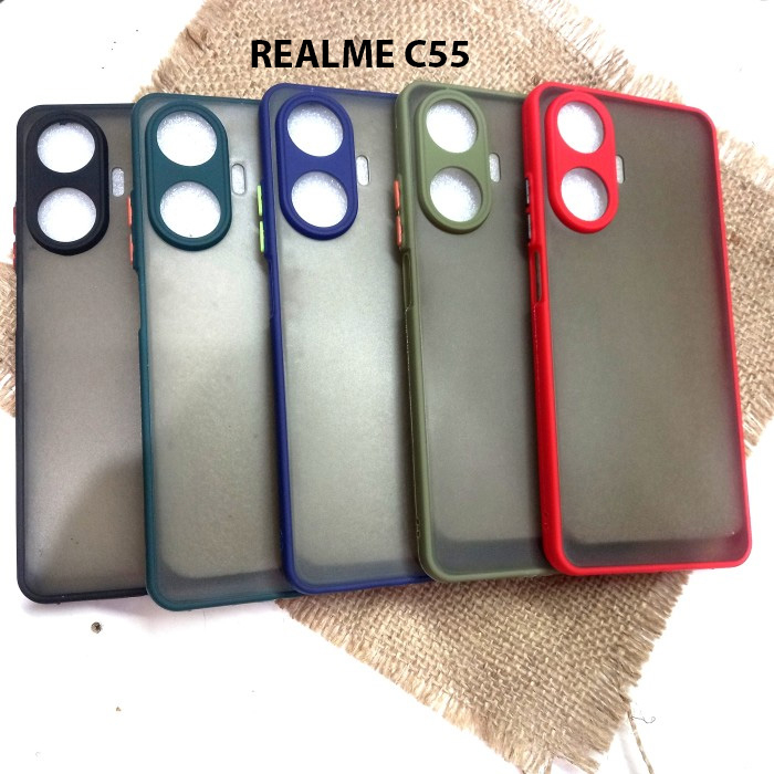 Casing MY CHOICE Bumper Aero Fuze Case My Choice Hard Case + Pelindung Kamera For Realme C55