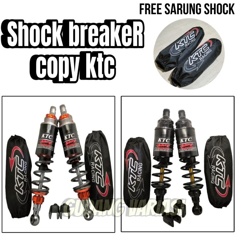 FREE SARUNG SHOCK | SHOCK COPY KTC EXTREME BEBEK 340MM SUPRA NMAX PCX