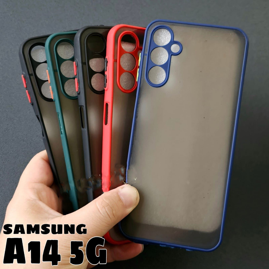 Casing MY CHOICE Bumper Aero Fuze Case My Choice Hard Case + Pelindung Kamera For Samsung Galaxy A14 / Samsung Galaxy A14 5G