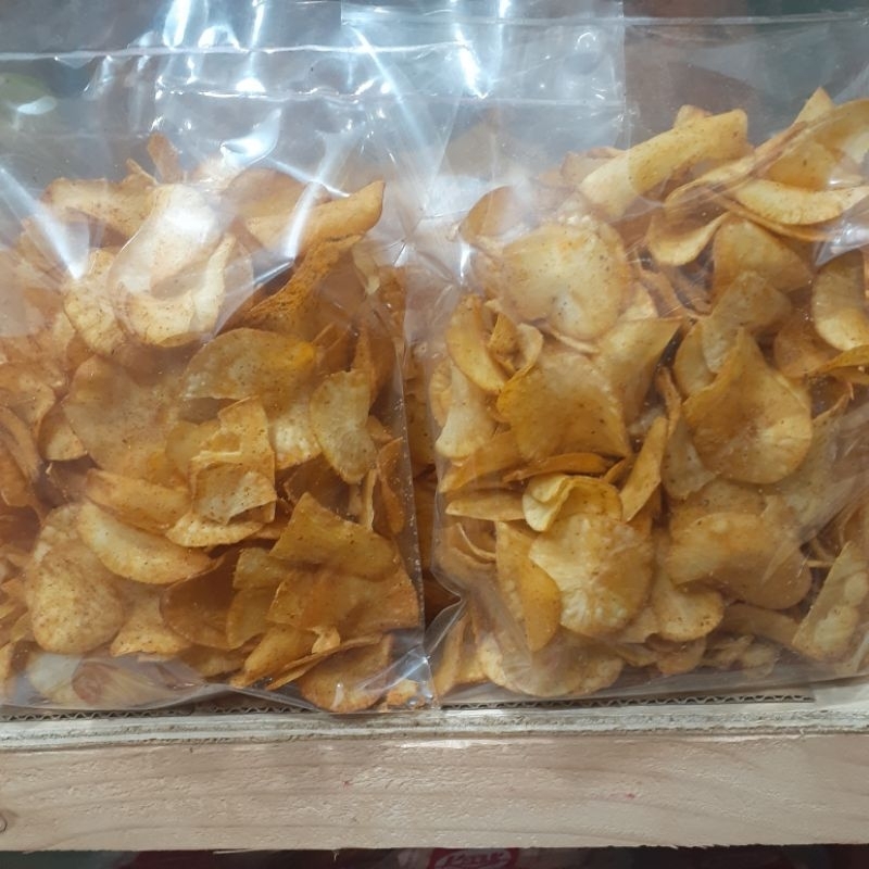 

KERIPIK SINGKONG PEDAS LADA 1KG/CEMILAN KILOAN