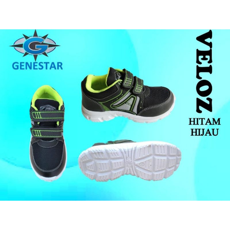 Sepatu Anak Laki-laki TK/SD Tanpa Tali Keren