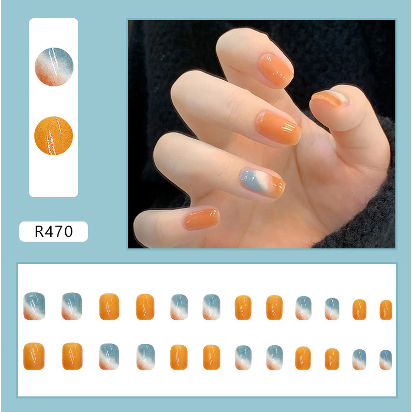 GEULIS Barbie Nails / KUKU PALSU CANTIK / 24PCS / 3D / NAIL ART /PREMIUM / CUTE / KANTOR / WEDDING