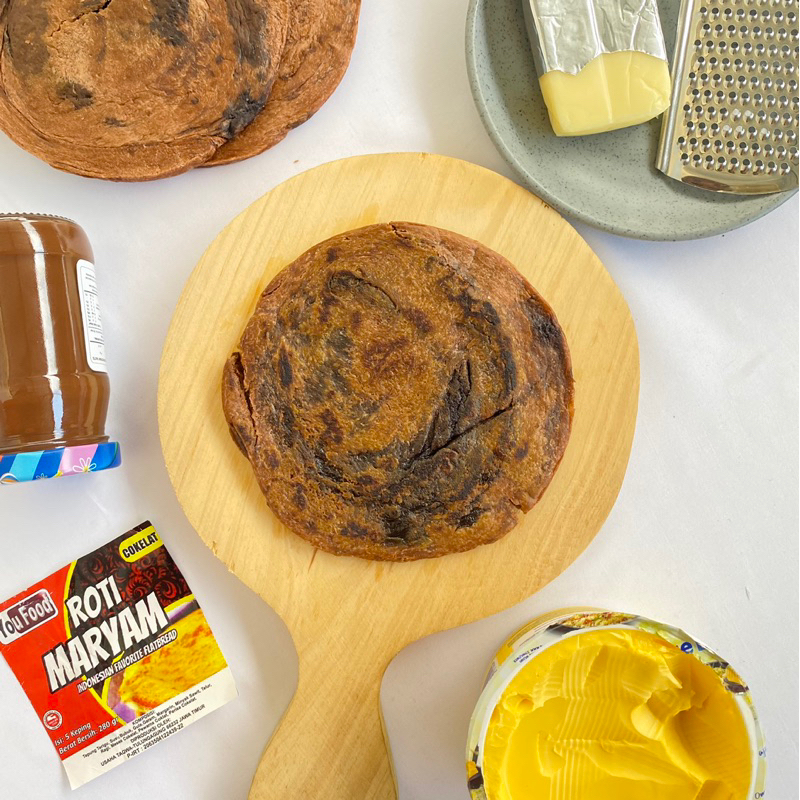 

[ISI 5] Roti Maryam / Canai Youfood Ukuran 14 cm Rasa Cokelat Premium