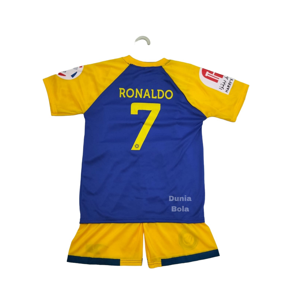 COD / SETELAN BAJU BOLA TERBARU 2023 KAOS ANAK LAKI LAKI TERMURAH PAKAIAN OLAHRAGA SEPAKBOLA KAOS FUTSAL PRIA RONALDO AWAY NEW