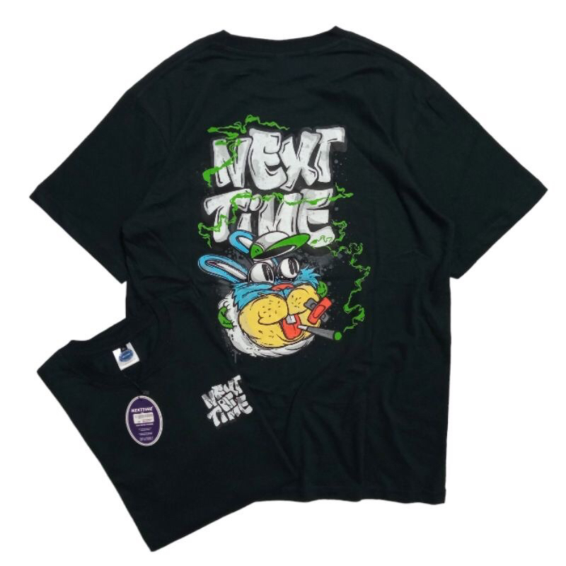 Kaos Pria Next Time / kaos pria murah / kaos pria keren