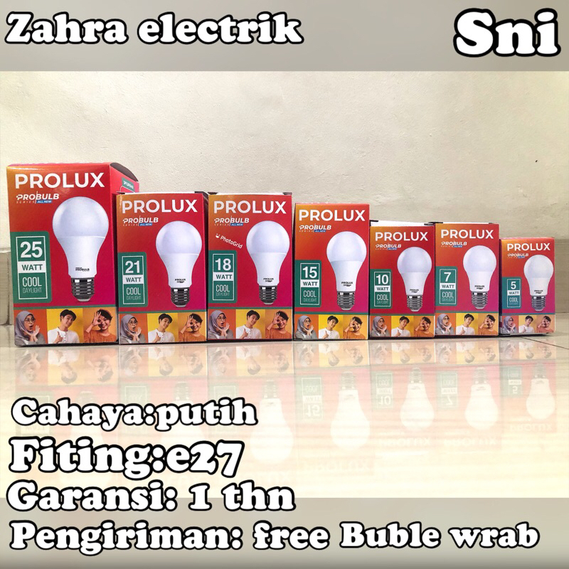 LAMPU LED PROLUX CAHAYA PUTIH