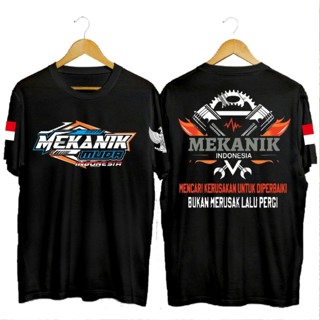 BAJU KAOS MEKANIK MUDA