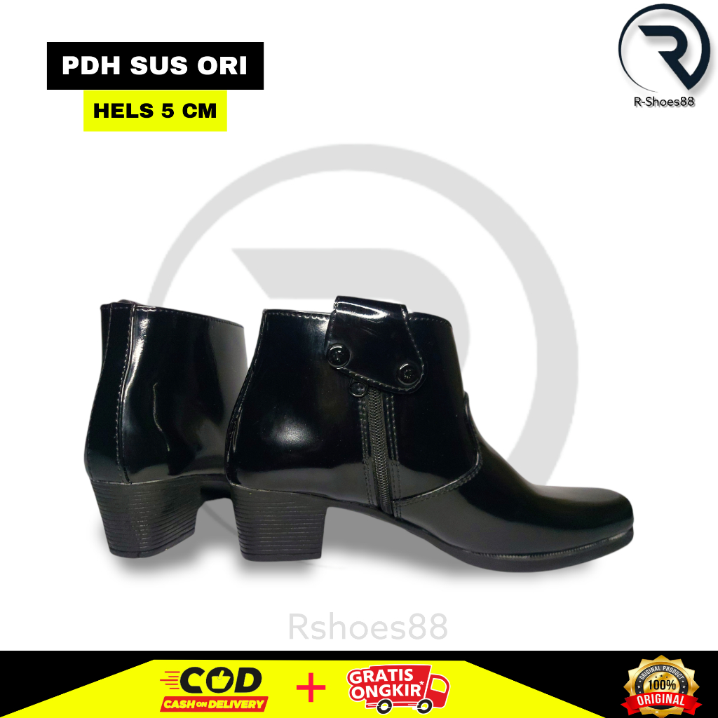 Sepatu PDH Wanita Sepatu PDH POLWAN Sepatu Pdh TNI Sepatu PDH SECWAN Security Wanita Sepatu Dinas Wanita