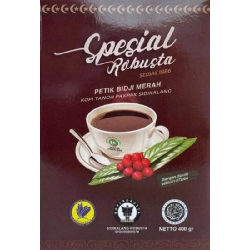 

Kopi Bubuk Tanpak Sidikalang Spesial 400Gr