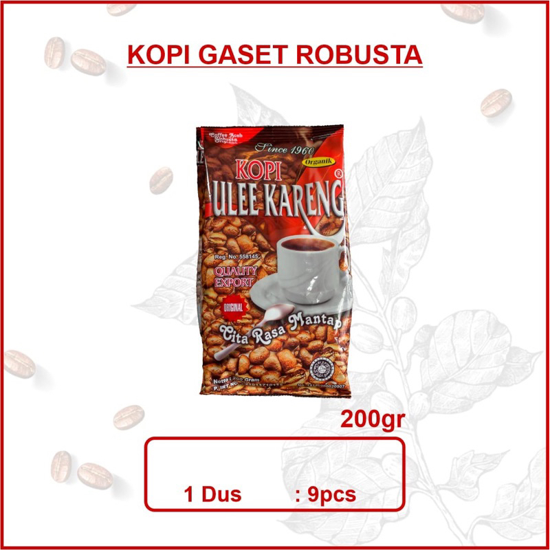

Kopi Gaset Robusta 1 dus / 9 pcs