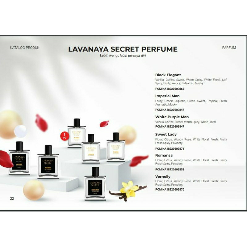 Lavanaya Secret Parfume Pria tahan lama penakluk wanita dan pria Original 50ml