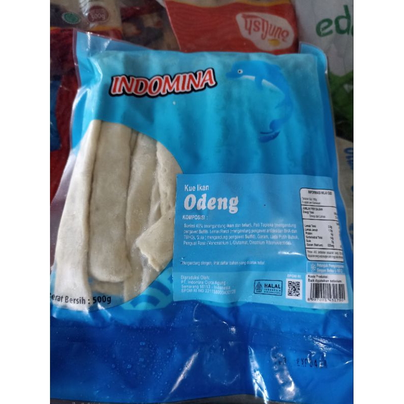 

ODENG INDOMINA 500 GR KUE IKAN LAZIZ ENAK HALAL FROZEN FOODS FOOD COCOK UNTUK CEMILAN DAN LAUK DI RUMAH