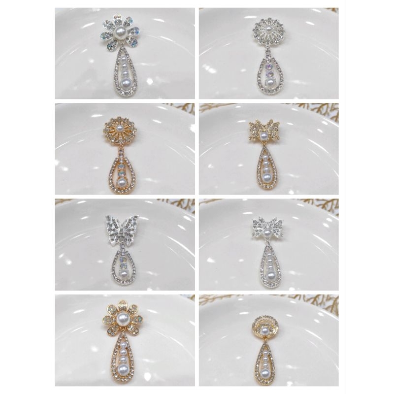 Bros dagu juntai mutiara harga per 1 pcs