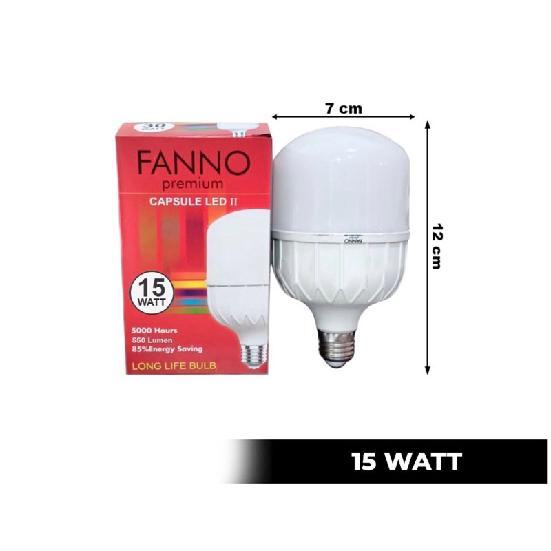 Fanno Lampu Capsule LED 10watt 15watt 20watt 30watt Putih Fanno Lampu Bohlam LED Murah