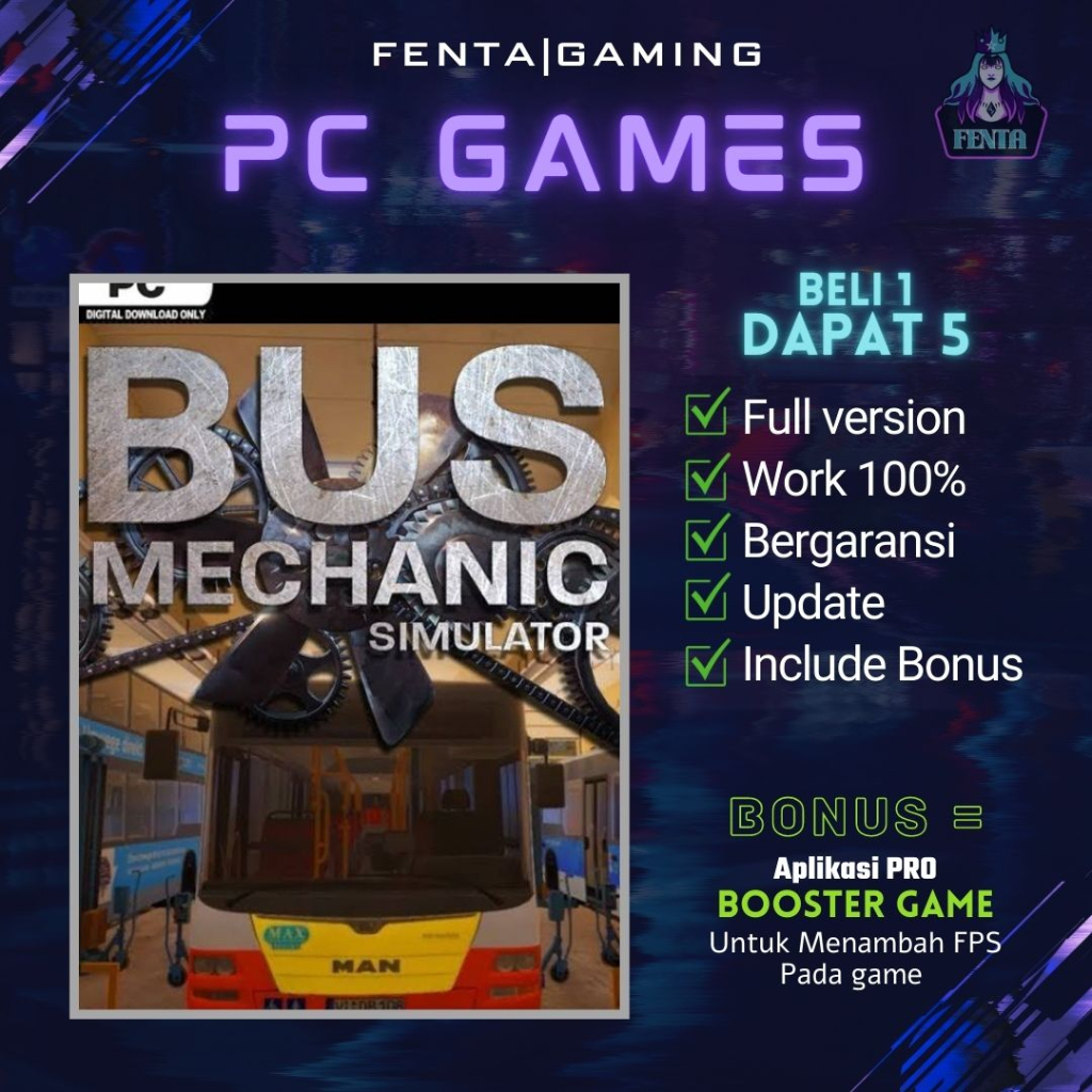 BUS MECHANIC SIMULATOR - GAME PC - GAME LAPTOP