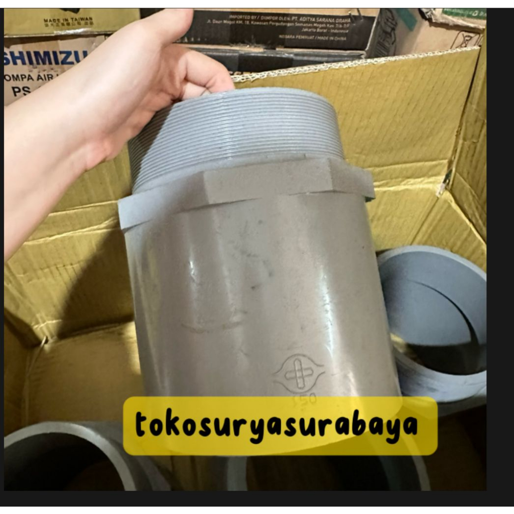 Sok drat luar 6 inch sok derat luar 6" valve socket 6" TAIWAN sok drat dalam 6"