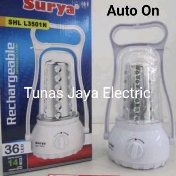 Lampu Emergency Lentera SHL-L3501N SURYA (AUTO ON)