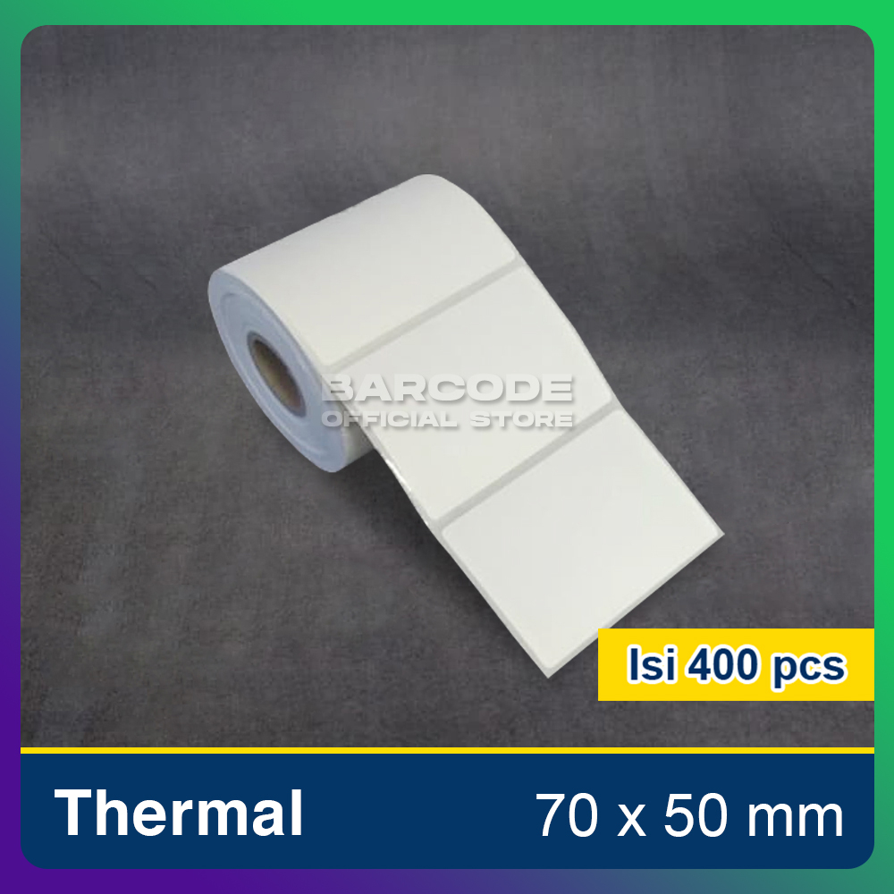 

Sticker Label Direct Thermal 70 mm x 50 mm 400pcs Core 1" XPRINTER XP