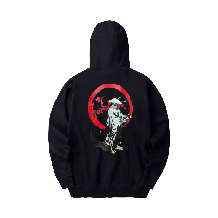 Jaket Sweater Hoodie Anak Laki Laki Samurai Jepang Hoodie Anime Jepang Bahan Katun Size S-XL