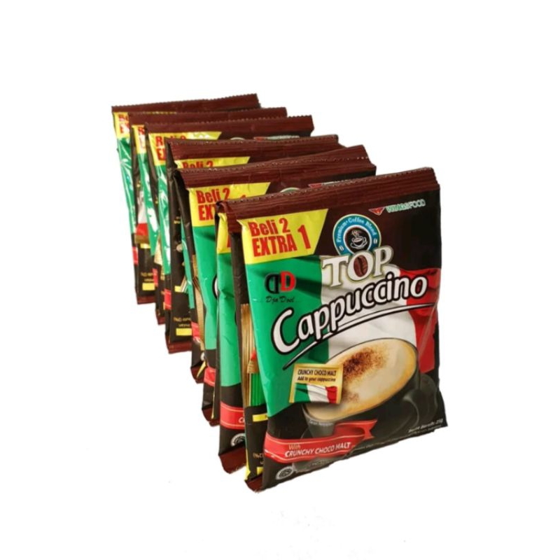 

Kopi Top Cappucino 25 gr (dijual per renteng isi 15)