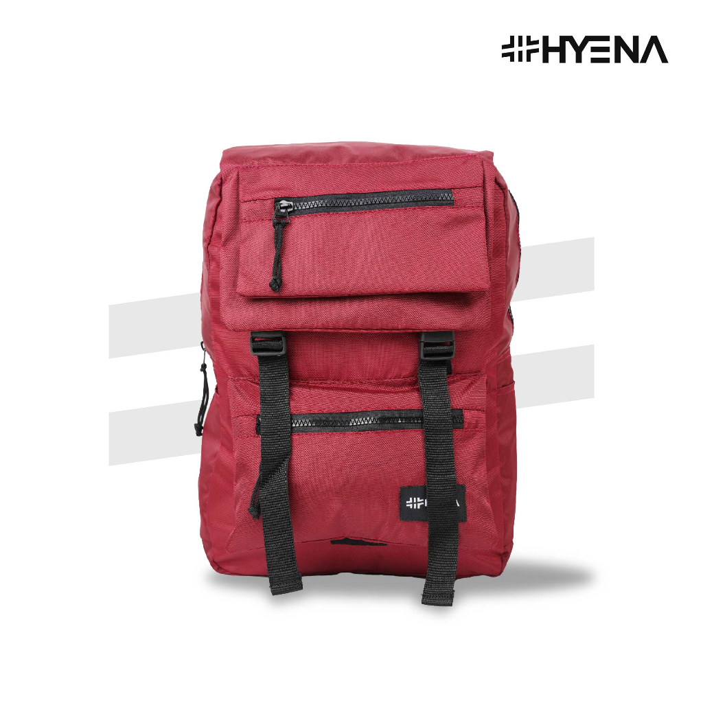 HYBRAND x Hyena [495] - Tas Korean Style Tactical Bag HYENA Ransel Kerja Sekolah Pria Wanita SMP SMA SMU Kuliah