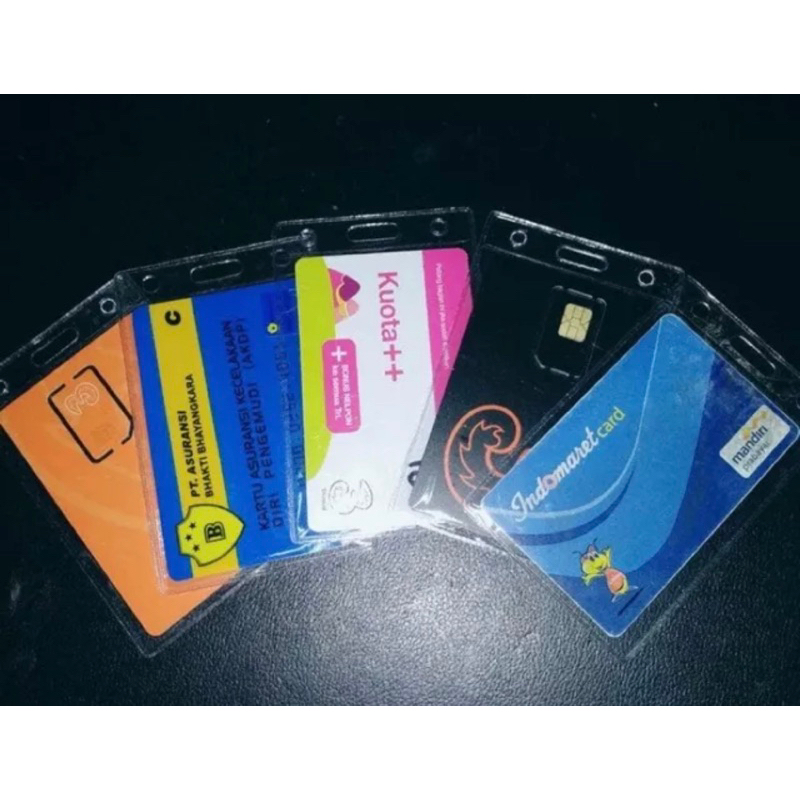 1pcs PLASTIK KTP SIM 6x9cm TEBAL HARGA GROSIR 0.13 ID CARD SLEEVES