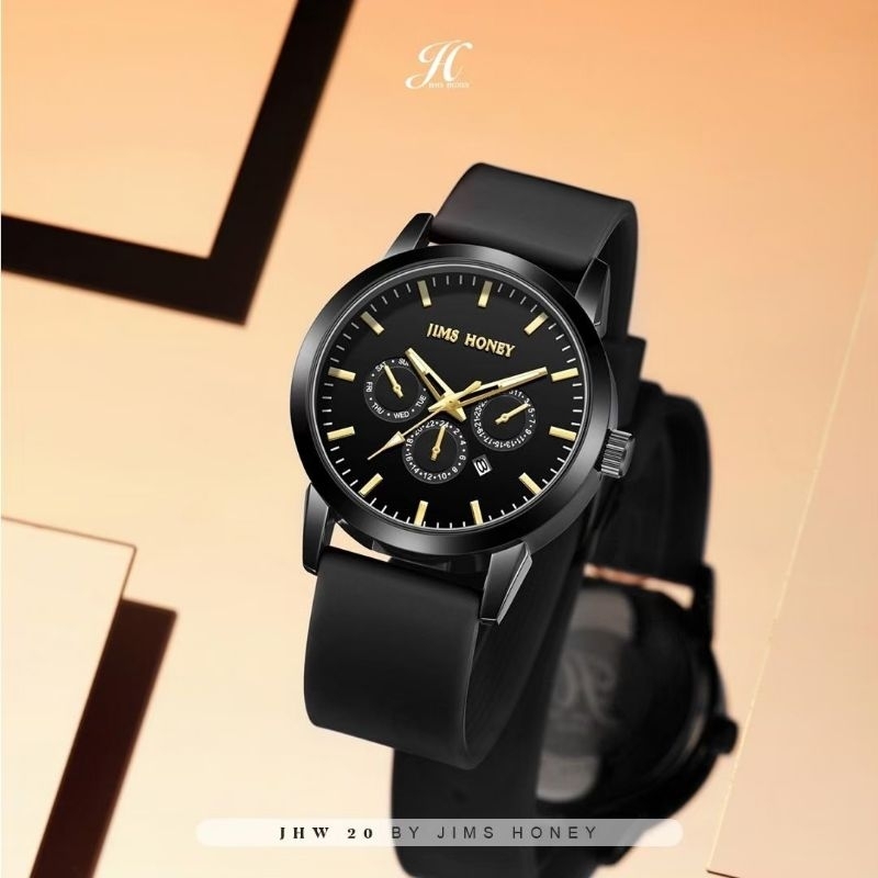 JHW 20 JAM TANGAN JIMS HONEY ORI COUPLE UNISEX WATCH ANALOG QUARTZ WATER RESISTANT ARLOJI PRIA WANITA ANTI AIR JHW20