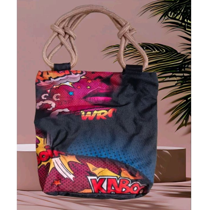 Tote bag tali tambang sumbu tas jinjing tas tenteng