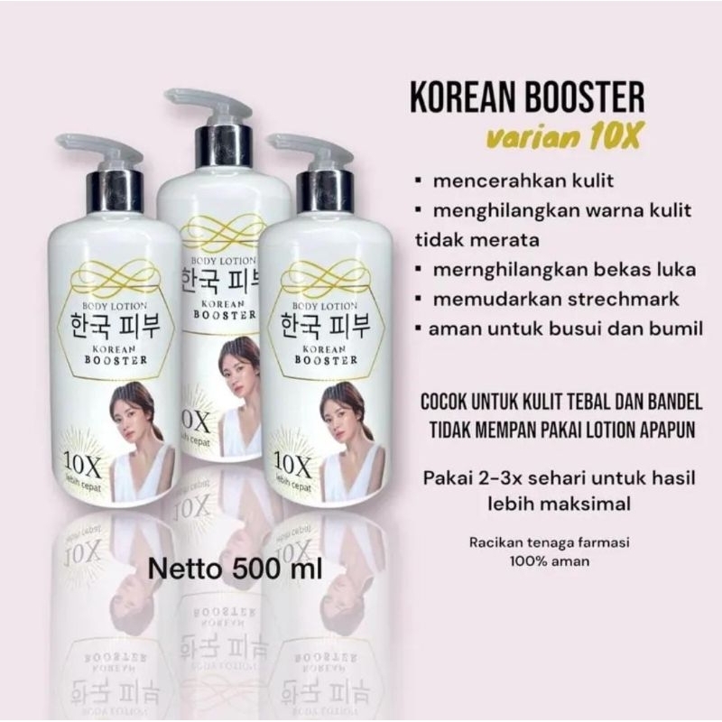 Korean bsoster body lotion whitening