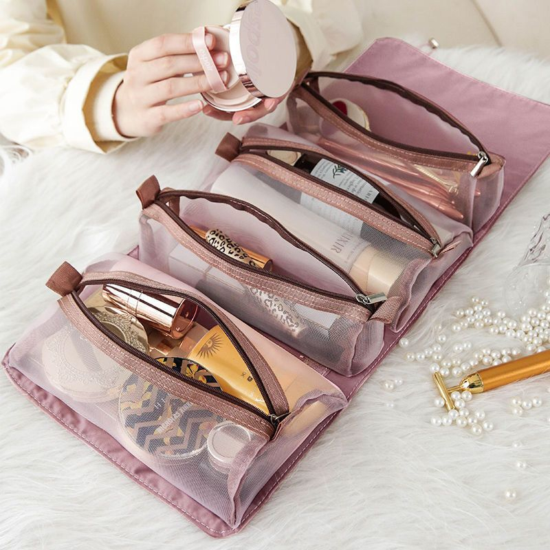 Tas Kosmetik Portable Makeup Bag Travel Pouch Storage Organizer