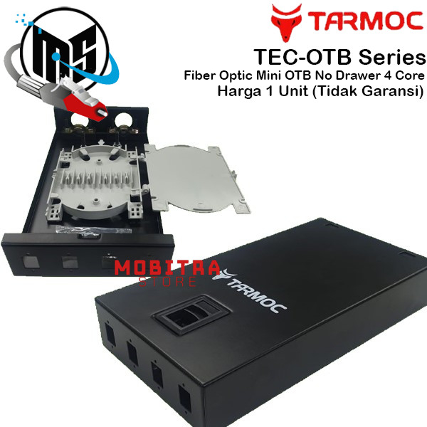 Tarmoc Fiber Optic mini OTB 4 Core SC | Roset FO Besi 4C Kosongan