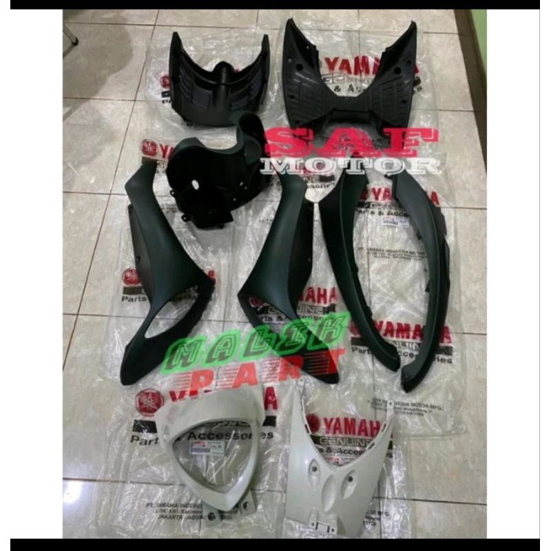 BODY DEPAN SET FINO FI 125 HIJAU DOFF ORIGINAL YAMAHA
